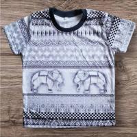 ราคา เสื้อยืดเด็กคอกลมลายช้าง (24622267862)