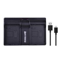 ราคา EN-EL14 b ENEL14 EN EL14 Camera Dual USB Battery Charger for D5200 D3100 For Nikon D3200 D5100 P7 (26158694912)