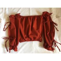 ราคา เสื้อปาดไหล่ แขนผูกโบว์ (7413958135)