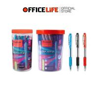 ราคา Quantum (ควอนตัม) ปากกา ปากกาลูกลื่น รุ่น 007 Hitz หมึกน้ำเงิน ขนาด 0.7 มม ( กระปุก / 25 และ 50 ด้าม) (43108825682)