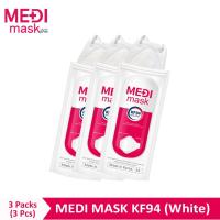 ราคา MediMask, KF94 Face Mask, Korean mask 3 Pack (1Pc per pack) 1 เซตมี 3 แพค แพคละ 1 ชิ้น (6363739915)