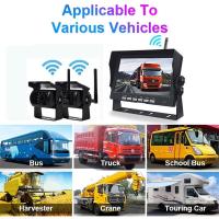 ราคา หน้าจอมอนิเตอร์รถยนต์ รถบรรทุก ไร้สาย 7 นิ้ว CMOS IR มองเห็นที่มืด สํารองข้อมูล กล้อง Wifi ระบบจอดร (25836595377)