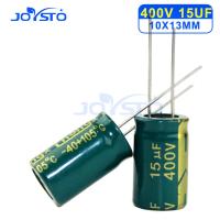 ราคา 10pcs 400V 15UF Electrolytic capacitors 15UF 400V 10x13 มม.105C Radial ความถี่สูงความต้านทานต่ํา Electrolytic Capacitor (42473696133)