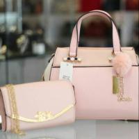 ราคา Set 2 in one BONIA striping womens Bag คุณภาพดี Hand Bag J (27087712133)