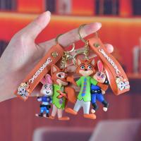 ราคา สไตล์ใหม่ PVC ยางนุ่ม Boutique Crazy Zoo พวงกุญแจรถ Judy Nick พวงกุญแจกระเป๋านักเรียน YYLY (45402092485)