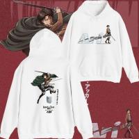 ราคา ร้อน เสื้อฮู้ด AOT ACKERMAN LEVI X Ari Football Adult Cotton Hoodie แขนยาว สี สีดำ ขาว ขนาด M-3XL พิมพ์ Hoodie (56102206763)