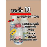 ราคา ชุดเต็ม 10 (คุม-ฆ่าหญ้า7-15วัน ) ครบทุกหญ้า เน้นลิเก ข้าวนก กระดูกไก่ (43817471171)