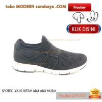 ราคา SPOTEC LOUIS BLACK LIGHT GREY รองเท้าผ้าใบลําลองผู้ชาย (4581040324)