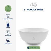 ราคา มิดาส เครื่องลายคราม ชามเส้นผ่านศูนย์กลาง6ชิ้นนิ้ว/15.5ซม.ความจุ800มลธรรมดาสีขาวเงาชามบะหมี่กึ่งสําเร็จรูปราเมนข้าวซุปผักกับข้าวพอร์ซเลนขนมไอศครีมชามสลัดสีขาวเคลือบเงาเซรามิกร้านอ (44272003753)