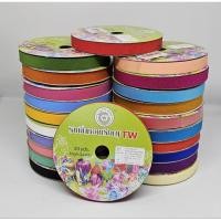 ราคา ริบบิ้นห่อเหรียญโปรยทาน กากเพชรสีใส (17198076736)