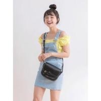 ราคา MEIIN กระเป๋าหนังเทียมสะพายข้าง สี Black (10117913452)