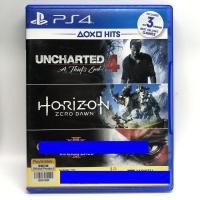 ราคา [มือ2 | PS4] UNCHARTED 4 & HORIZON ,ASIA ,ENG (1647356021)