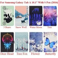ราคา กรณีป้องกัน Samsung Galaxy tab A 10.1 With S Pen P580 SM-P585 Case น่ารัก อ่อน กระสอบ เปลือก กระเป๋าสตางค์ (1721579285)