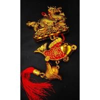 ราคา โมบายปลาทองคู่กับมังกรทองตรุษจีน (1852590261)