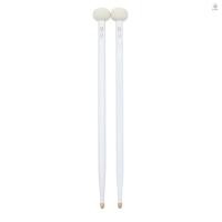 ราคา 2pcs กลอง Mallet Drum Stick สองด้านกลอง Mallets ดีมือ Feel Sticks Felt และ Maple เคล็ดลับ Double Ended Drumsticks สําหรับเล่นกลองชุด Kettlerum (41811686807)