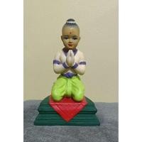 ราคา หน้าตัก3นิ้ว กุมารทองเทพหลวงพ่อหลิว วัดไร่แตงทอง นครปฐม พิมพ์นั่งพนมมือ สมาธิขัดเพชร ขนาดหน้าตัก 3.0 นิ้ว ความสูงรวมฐาน (28763518084)