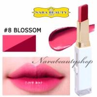 ราคา ﻿Novo Double Color Lipstick โนโว ลิปสติกสีทูโทน ผสมมอยส์เจอร์ รุ่น 5095 สี 08 (4211702211)