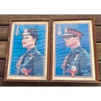 ราคา ภาพพิมพ์เก่าในหลวงรัชกาลที่9และพระราชินี (40164095469)