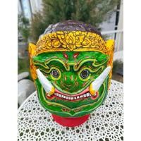 ราคา หัวเปเปอร์มาเช่รูปยักษ์ไทย งานศิลปะตกแต่งบ้าน ของมงคลทำมือ สไตล์โบราณ (Handmade Thai Papier Mâché Giant Mask) (49600739112)
