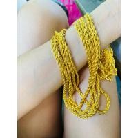 ราคา สร้อยคอลายเกรียวน้ำหนัก 1 บาท 2 บาท 3 บาทความยาว 24 (21995981619)