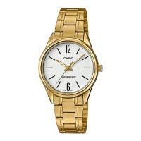 ราคา Casio Standard นาฬิกาข้อมือผู้หญิง สายสเตนเลส รุ่น LTP-V005,LTP-V005G,LTP-V005G-7B - สีทอง (1486415399)