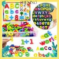 ราคา SHENING หมายเลขตัวอักษรแม่เหล็ก, Uppercase/Lowercase ABC แม่เหล็กติดตู้เย็น, ตัวอักษรหมายเลขการศึกษา 123 แม่เหล็กตัวอักษรอนุบาล (42576774468)