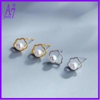 ราคา ต่างหูมุกเมฆกลวงแฟชั่นสําหรับผู้หญิง RXW1173 (40519869011)