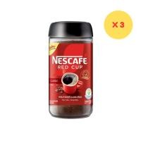 ราคา NESCAFÉ Red Cup เนสกาแฟ เรดคัพ กาแฟสำเร็จรูปผสมกาแฟคั่วบดละเอียด แบบขวดแก้ว ขนาด 200 กรัม แพค 3 (28067938096)