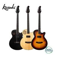 ราคา Kazuki Silent SA-40 กีตาร์โปร่งไฟฟ้า Kazuki Silent SA40 กีต้าร์ โปร่งไฟฟ้า 40 นิ้ว Cutaway (24733722757)