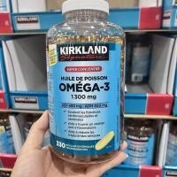 ราคา Kirkland Fish Oil OMEGA-3 fish oil 1300mg 330 Softgels EPA+DHA 750mg（Exp.2028)- เลอคัง (42423342165)