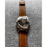 ราคา นาฬิกาทรงสามเหลี่ยม ระบบออโต้ ไขลาน โชว์กลไก automatic skeleton สายหนัง (27331617715)