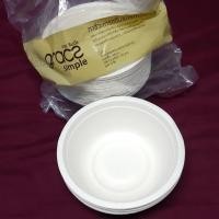 ราคา ชามกระดาษ ชามชานอ้อยใส่อาหาร จากเยื่อพืชธรรมชาติ สะอาด ปลอดภัย สำหรับใส่อาหาร (10608018526)