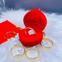 ราคา แหวนปอกมีด แหวนเกลี้ยง สีทอง งานสแตนเลส 18 k ไม่ลอก ไม่ดำ หน้ากว้าง4มิล (27337198547)
