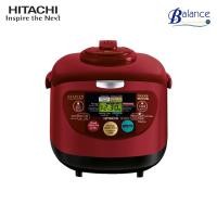 ราคา HITACHI หม้อหุงข้าว รุ่น RZ-XMC18 ขนาด 1.8 ลิตร สีแดงดำ (5424193862)