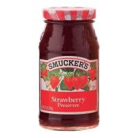 ราคา สมัคเกอร์ส แยมสตรอว์เบอร์รี่ 340 กรัม Smucker's Strawberry Jam 340 g (21931344653)