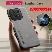 ราคา ปลอกสําหรับ วิฟ ไอคิว 1 5 15 ไอคิว15 โวลต์2505ก 2025 หรูหราหนังโทรศัพท์กรณีเลนส์กันกระแทกป้องกันนุ่มปกหลัง (50151510753)