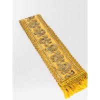 ราคา ผ้าสไบห่มพระพุทธรูป สำหรับองค์พระหน้าตัก 9 นิ้ว สีเหลืองทอง (16754041427)