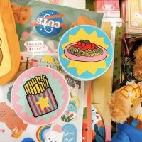 ราคา ꒰ส่งฟรี! ꒱Happy Sunday Cream Blush ◡̈ #Sexy spaghetti / #Crispy chips (5557718678)