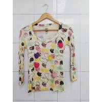 ราคา Miss.sixty เสื้อยืดแขนยาว​ ลายแอปเปิ้ล​ มือ2 (23210363344)