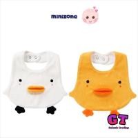 ราคา ️GT Minizone ผ้ากันเปื้อนเด็ก Cute Duck 100% Cotton Bib One Piece (22844595869)