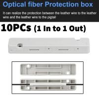 ราคา กล่องเก็บงาน Splices สาย Fiber Optic FTTH ภายใน กันน้ำ ชนิด ABS 10 ตัว Drop cable Optical Protection box (446787540)