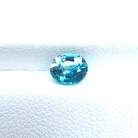 ราคา พลอย เพทายสีฟ้า พลอยเเท้. Natural Blue Zircon | 350฿ | 5.11 X 6.12 X 3.42 mm | BZ 1 (26774970620)