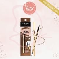ราคา [ใหม่] Browit By Nongchat Pro Slim Brow Pencil 0.06g บราวอิท โปร สลิม บราว เพนซิล 0.06g (29009929952)