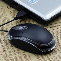 ราคา เมาส์แบบมีสาย USB Optical Mouse Mouse Usb Mouse 800DPI Optical Mini Portable Mobile Mouse with USB Port 3 Buttons (19904108917)