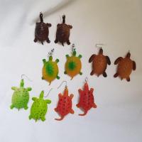 ราคา Turtle earrings ต่างหูเต่า เต่า ตุ๊กตาเต่า (6188839320)