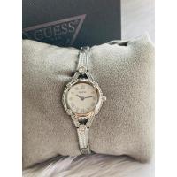 ราคา GUESS Ladies Silver Tone Case Silver Tone Brass Watch แท้ (44602201962)