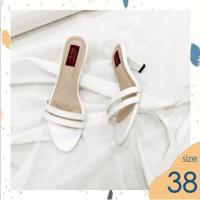 ราคา ไซส์ 38 Eve White ไม่มีสายรัดข้อเท้า (4967714841)