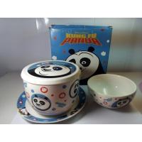 ราคา ชุดจานชามเซรามิคกังฟูแพนด้า 4 ชิ้น (9179594848)