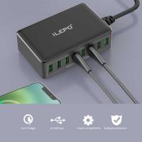 ราคา ❤ Ilepo Multi Usb Charger Port, 40W 2.4A 8-Port USB Hub Charger For Iphone Ipad Smart Phone And O (26451607744)