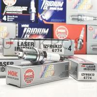 ราคา ✨ พร้อมส่ง✨แท้100% NGK หัวเทียน LASER IRIDIUM IZFR6K13 4 หัว ใช้สำหรับรถยนต์ Honda JAZZ CITY FREED (1907097696)